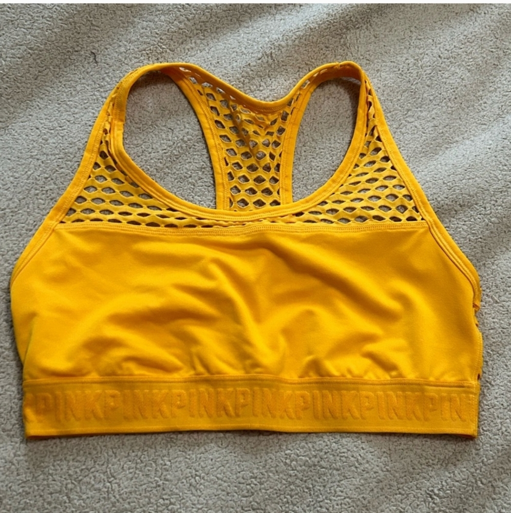 Yellow VS PINK Sports Bra